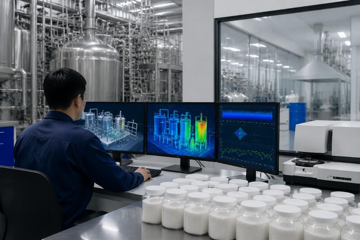 Digital twin analytics preventing additive batch variations