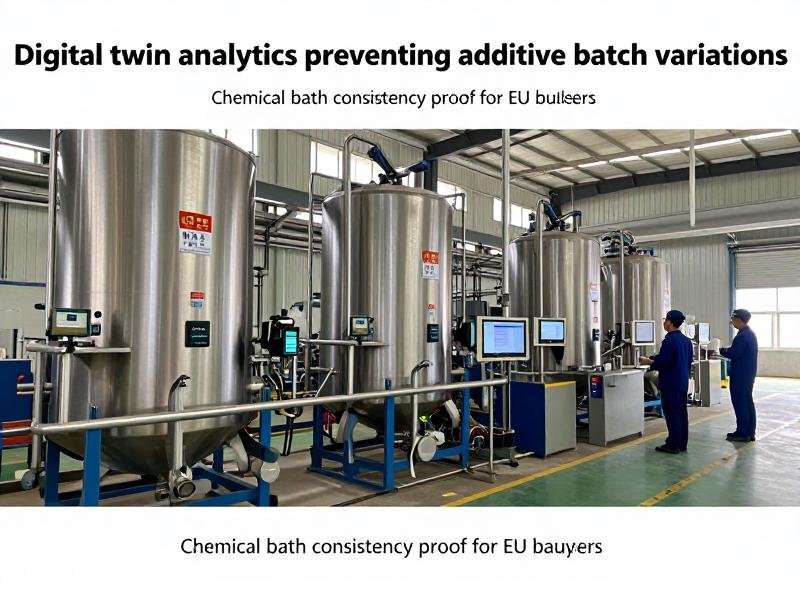 Digital twin analytics preventing additive batch variations