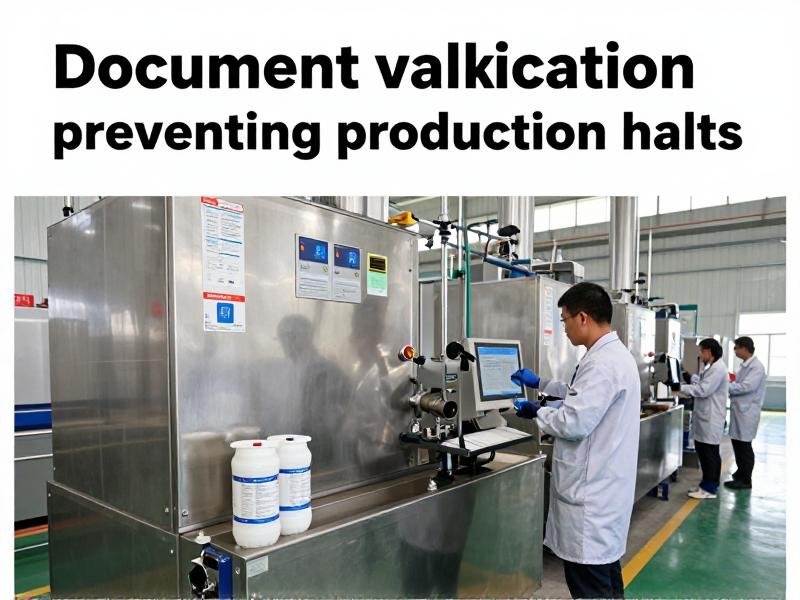 Document validation preventing production halts
