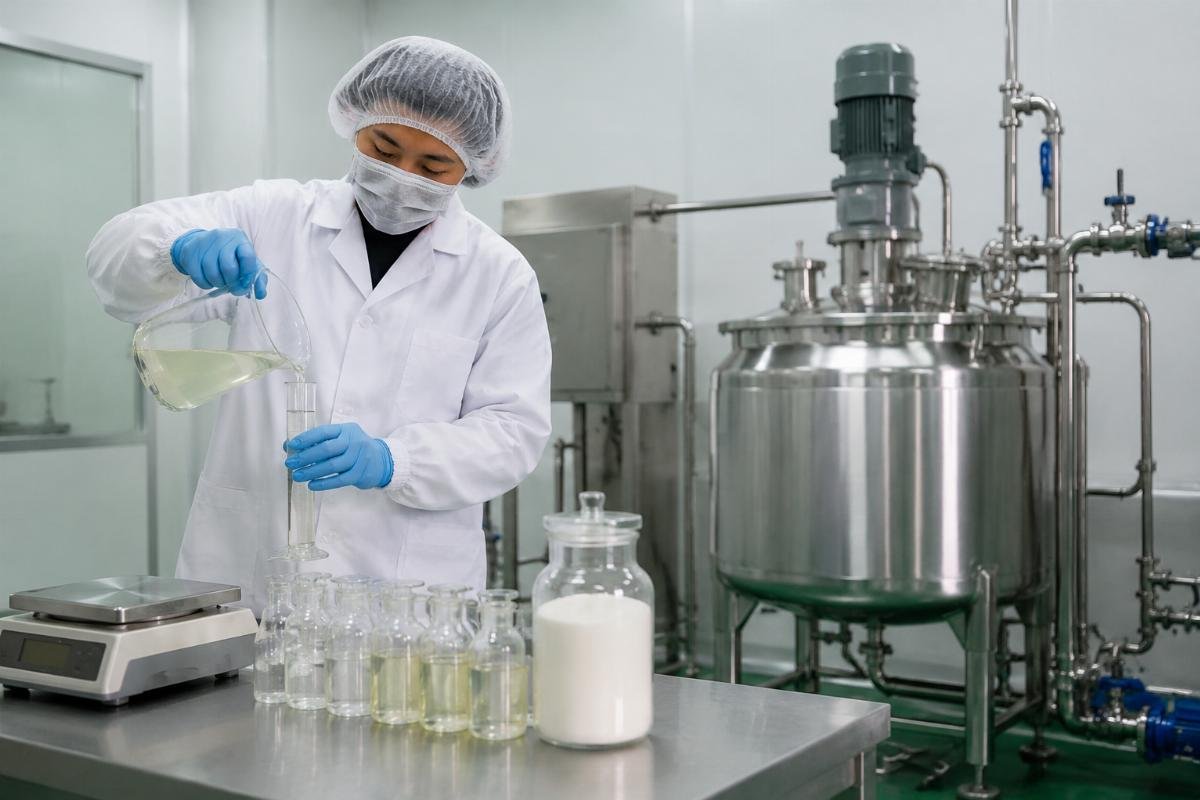 Custom concentration adjustment for production lines