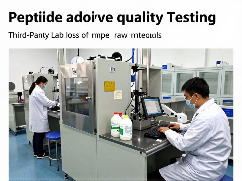 Peptide additive quality testing process